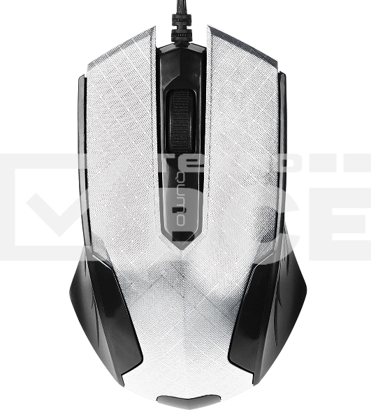 Мышь проводная Qumo Office M14 белый, 1000 dpi, USB, кнопки - 3