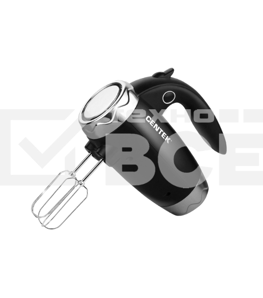 Миксер Centek CT-1115 черный/хром 350Вт