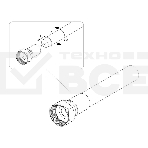 Разъем антенный на кабель штекер F для кабеля SAT (с резиновым уплотнителем) (блист.2шт) Rexant 06-0005-A2, фото5