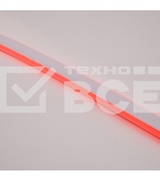 Гибкий неон LED SMD 8х16 мм, двухсторонний, красный, 120 LED/м, бухта 100 м