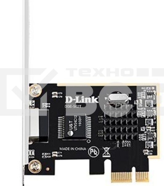 Сетевой PCI Express адаптер D-Link DGE-562T/A2A с 1 портом 100/1000/2.5GBase-T