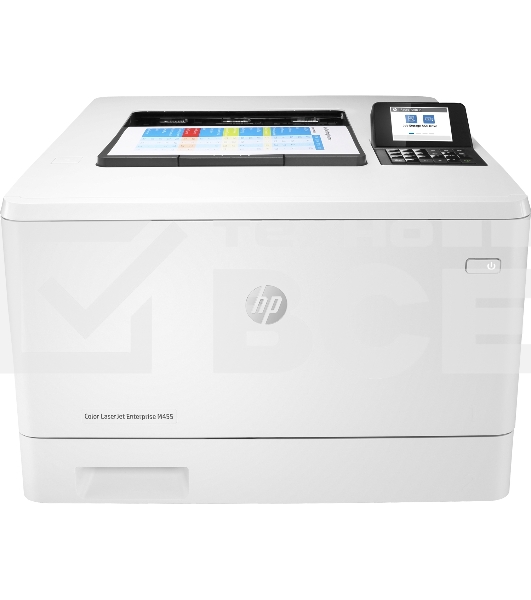 Принтер лазерный HP Color LaserJet Pro M455dn (3PZ95A), A4, цветной, печ. до 27 стр/мин., 600 x 600 dpi, USB, RJ-45, Air Print, Mopria