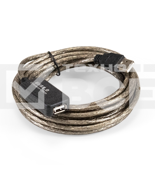 Удлинитель активный USB2.0-repeater ExeGate EX-UAE-AMAF-5.0 (Am/Af, 5м)