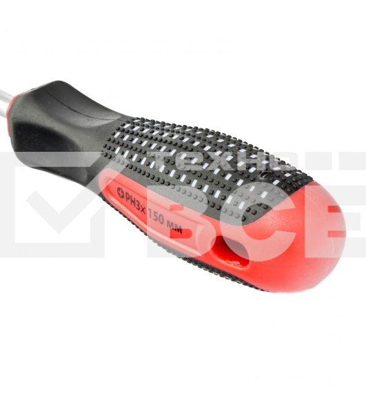 Отвертка MATRIX Fusion, Ph3x150 мм, CrV, 3-х компонентная рукоятка 