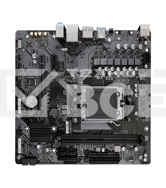 Материнская плата Gigabyte A620M H (V1.2), SocketAM5 AMD A620 2xDDR5 mATX AC`97 8ch(7.1) GbLAN RAID+VGA+HDMI