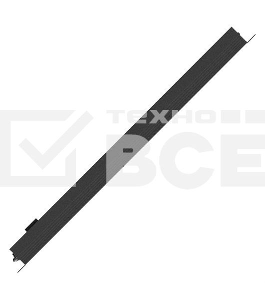 Блок розеток вертикальный ExeGate ServerPro PDU-V120 Al-12S-EU2.5-SW (19