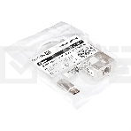Кабель-адаптер ExeGate EXE-725C-45 (USB3.0 Type C --> 1xRJ45 UTP 100Mbps/1000Mbps/2.5Gbps, Realtek Chipset RLT8156, корпус алюминиевый, серебристый), фото 1