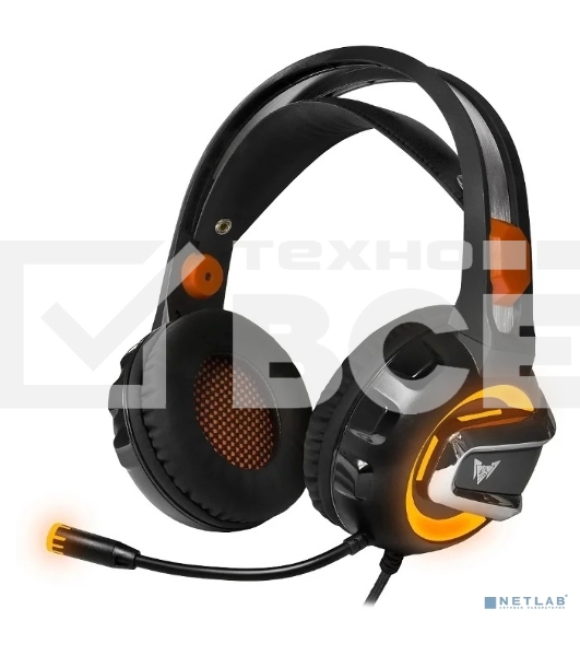 Гарнитура игровая CROWN CMGH-3003 Black&orange