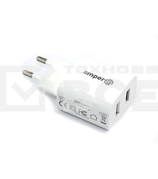Блок питания (сетевой адаптер) Amperin 5V/2A 2USB (YDS-TC010-200)