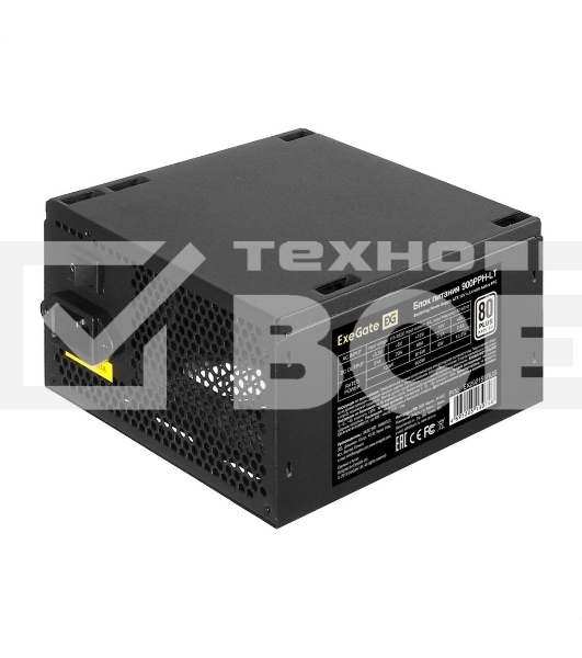 Блок питания ExeGate 900PPH-LT-OEM (EX292155RUS-OEM-S), 900Вт, 80 PLUS, 120мм, черный