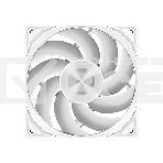 Кулер для корпуса PCCooler F5R120 белый (120x120x25mm, 4-pin PWM, 86.73CFM, 32dBA, 2200RPM), фото 1