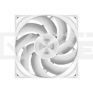 Кулер для корпуса PCCooler F5R120 белый (120x120x25mm, 4-pin PWM, 86.73CFM, 32dBA, 2200RPM)