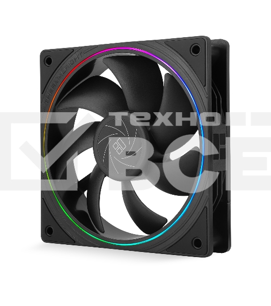 Вентилятор для корпуса Thermaltight TL-S12 (120x120x25mm, 4-pin PWM, ARGB, 47.6CFM, 23.2dBA, 1500RPM, Black)