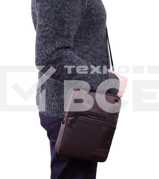 Сумка Piquadro Wollem CA1816W129/TM красное дерево полиэстер/натур.кожа