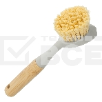 Щетка для посуды круглая d 60х230 мм, бамбуковая рукоятка, Home Palisad, фото11