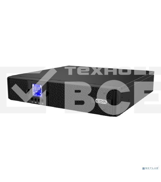 Источник бесперебойного питания CBR ESN-2KRT-8I-LCHERSC Online 2000VA/2000W RT 8 x C13, LCD, HID-USB, RS232, EPO, SNMP slot