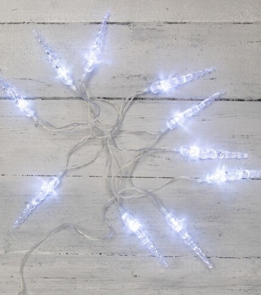 Гирлянда светодиодная Neon-night 'Сосульки' 230В, комплект 8 шт х 42 см, 36x8 LED, не соединяются