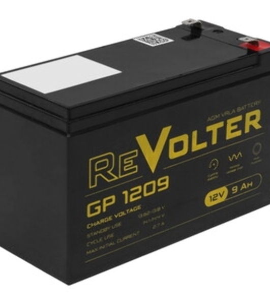 Аккумулятор 12В 9А.ч REVOLTER GP 1209