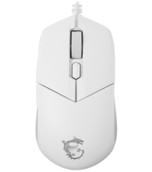 Мышь проводная MSI Clutch GM11 белый, 5000 dpi, USB, кнопки - 6