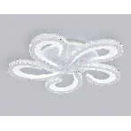 Потолочный светодиодный светильник Ambrella light FA1703/5 WH/CH белый/хром 149W 3000K-6400K 540*540*90 (ПДУ РАДИО 2.4G), фото4
