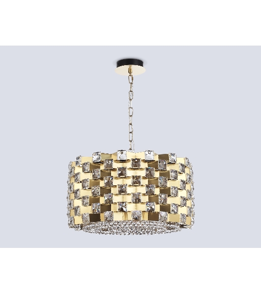 Люстра Ambrella light LH41003/12 BS/CL латунь/прозрачный E14*12 max 40W D540*290