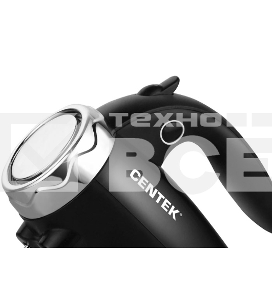 Миксер Centek CT-1115 черный/хром 350Вт