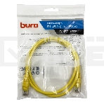 Патч-корд Buro cat5E 1м желтый RJ-45 (m)-RJ-45 (m), фото2