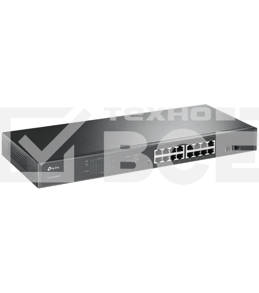 Коммутатор 16-port Gigabit PoE Easy Smart switch, 802.3af on ports 1-16, PoE budget 192 watts, desktop and rack-mountable