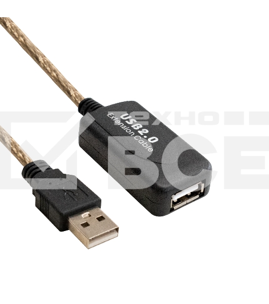 Удлинитель активный USB2.0-repeater ExeGate EX-UAE-AMAF-5.0 (Am/Af, 5м)