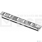 Блок розеток Rem-10 без шнура с выкл., 10 IEC 60320 C13, вход IEC 60320 C14, 10A, алюм., 19