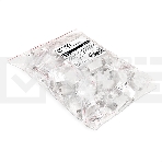 Модуль проходной ExeGate CP45-C5 RJ45-RJ45 Кат.5e (упаковка 100шт), фото 1