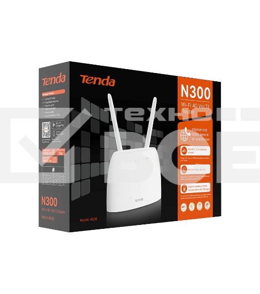 Роутер Tenda 4G06, 4G LTE и 4G VoLTE wiFi