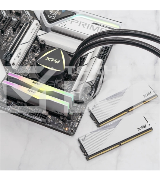 Оперативная память XPG Lancer, DDR5, 64GB (2x32GB), 6000MHz, CL30, с радиаторами, RGB, белый
