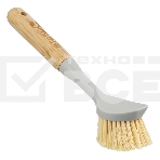 Щетка для посуды круглая d 60х230 мм, бамбуковая рукоятка, Home Palisad, фото10