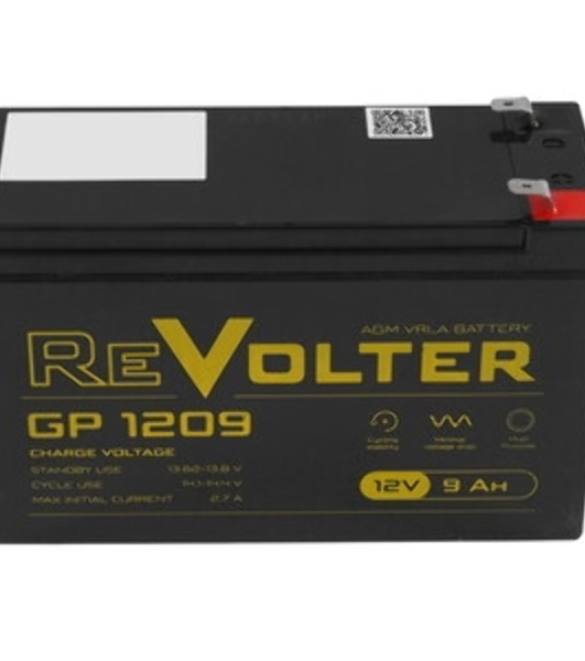 Аккумулятор 12В 9А.ч REVOLTER GP 1209