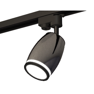 Светильник Ambrella light XT1123011 DCH/SBK/FR черный хром/черный песок/белый матовый MR16 GU5.3 (A2521, C1123, N7121)