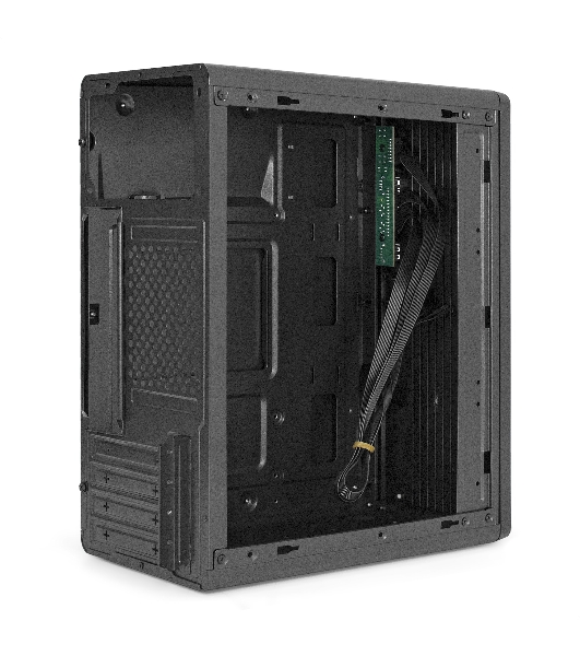 Корпус ExeGate BAA-503, Mini-Tower, чёрный, 1 x 80/90 мм