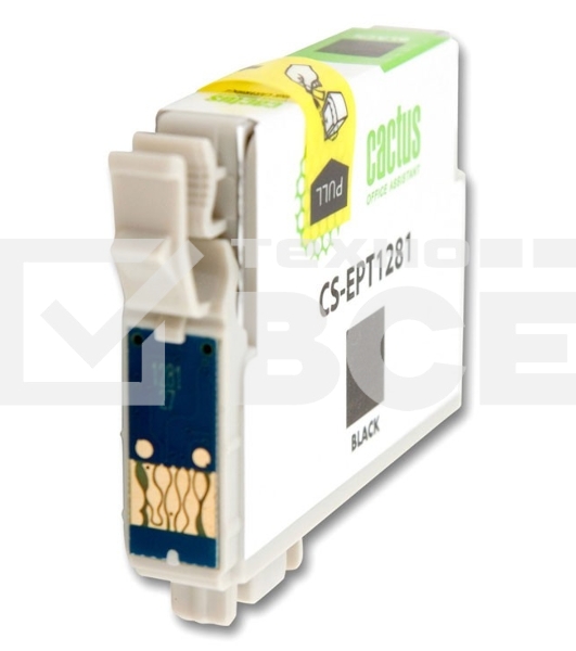 Картридж струйный Cactus CS-EPT1285 черный/голубой/пурпурный/желтый (31 мл) для Epson Stylus SX125/SX425W/SX420W/S22/Office BX305F/BX305FW