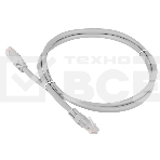 Кабель Patch cord Lanmaster TWT-45-45-5.0/6-GY 5м UTP Cat 6 Grey, фото 1