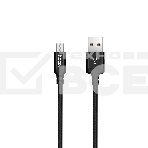 Кабель HOCO X14 USB 2.0, AM/microBM, черный, 1м, фото2