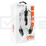 Мышь проводная Qumo Office M14 белый, 1000 dpi, USB, кнопки - 3, фото4
