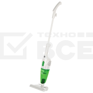 Пылесос вертикальный циклонного типа Endever SkyClean VC-279, белый/зеленый, мощность 700 Вт, циклонная система фильтрации, 6 шт/уп