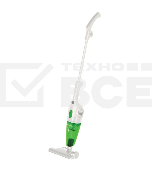 Пылесос вертикальный циклонного типа Endever SkyClean VC-279, белый/зеленый, мощность 700 Вт, циклонная система фильтрации, 6 шт/уп