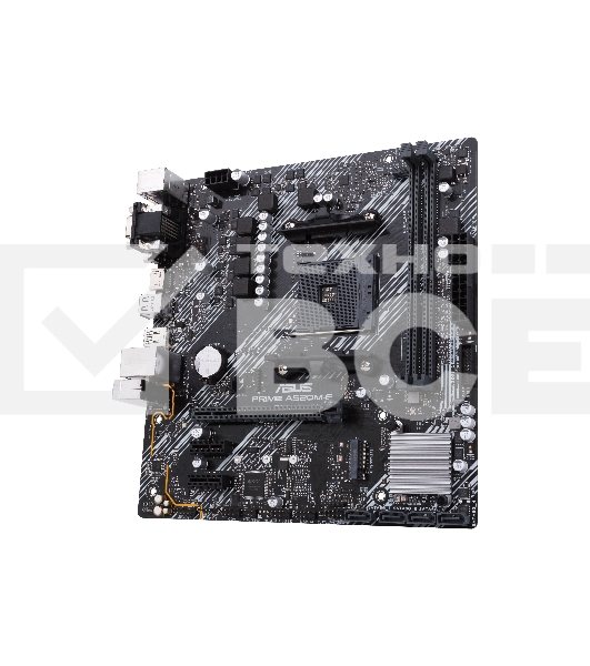 Материнская плата ASUS PRIME A520M-E, AM4, AMD A520, 2xDDR4, 4xSATA, 1xM.2, 1xPCI-E 3.0 x16, 2xUSB-A 3.2 Gen 1, 1xUSB 3.2 Gen 2, 1xDVI-D, 1xHDMI, 1xVGA, 1x 1Gb LAN, 3x3.5 мм, 7.1, Micro-ATX
