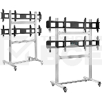 Напольный мобильный стенд ONKRON FSPRO2L-22 для видеостен 2х2 4 x 40”- 50