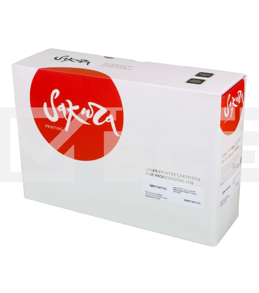 Картридж лазерный Sakura Q6471A для HPColor LaserJet 3600/3600n/3600dn, Canon LBP5300 синий, 4000 к.