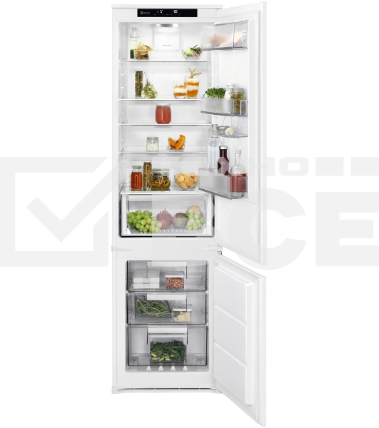 Встраиваемый холодильник Electrolux ENS6TE19S белый (двухкамерный)