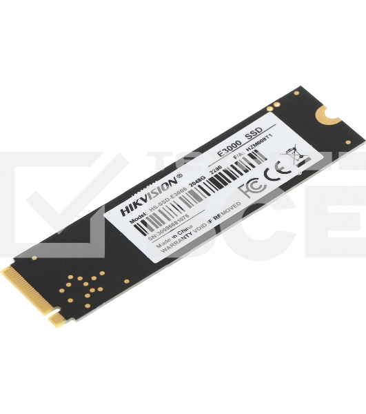Накопитель SSD Hikvision E3000, 2048GB, PCIe 3.0 x4, M.2 2280, NVMe, R/W 3476/3137