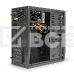 Компьютерный корпус Minitower ExeGate mEVO-7807-XP600 (mATX, БП XP600 с вент. 12см, 1*USB+1*USB3.0, черный, 1 вент. 12см с RGB подсветкой), фото3