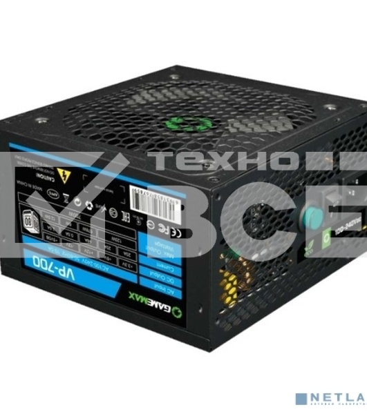 Блок питания GameMax VP-700, 700Вт, 80 PLUS Bronze, 120мм, черный
